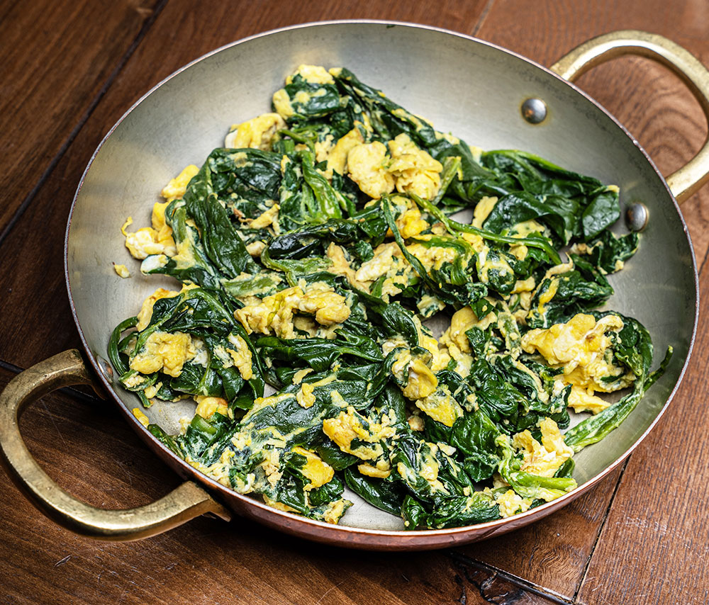 Fried Spinach